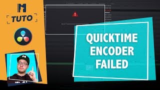 TUTO Comment régler le bug Messages erreur Quick Time Decoder dans DaVinci Resolve [upl. by Yoong189]