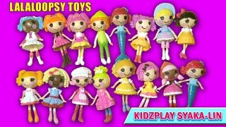 Lalaloopsy Toys  Mainan Lalaloopsy  16 Characters Unboxing Review  Kidzplay SyakaLin [upl. by Lossa]