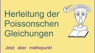 Herleitung der Poissonschen Gleichungen für adiabatische Zustandsänderungen von Gasen [upl. by Aihtenak298]