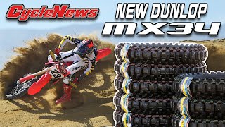 Dunlop MX34 First Ride  Cycle News [upl. by Gunzburg]