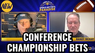 NFL Conference Championship Best Bets with Randy McKay [upl. by Akemehc]