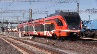 Штадлерский дизельпоезд 2404 отправляеть от оп Вессе  Stadler DMU 2404 leaving Vesse stop [upl. by Jaquelin]