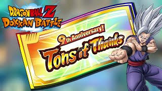 Dokkan Battle Global 9th Anniversary Ticket Summons [upl. by Anne]