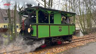 Adventsfahrten auf der Brohltalbahn mit Dampflok Laura vom Chiemsee 11122022 [upl. by Bozuwa608]