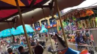 Merry Go Round At Fellsmere Frog Leg Festival 2017 [upl. by Nwahs366]