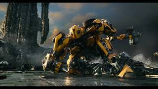 Bumblebee vs Optimus Prime  The Last Knight SUB INDO [upl. by Amhsirak]