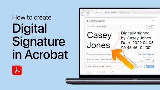 How To Add a Digital Signature in Adobe Acrobat  Easy Guide [upl. by Nylek]