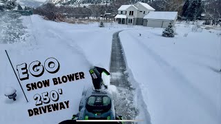 EGO Snow Blower  Run it till it quits [upl. by Yewed175]