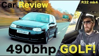 490BHP SUPERCHARGED GOLF  Car Review [upl. by Annotahs787]