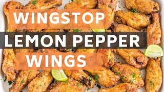 Wingstop Lemon Pepper Wings Recipe [upl. by Annirac]