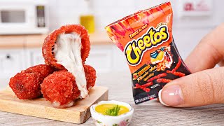 How to make Miniature Cheetos Mozzarella Cheese Sticks Recipe  ASMR Cooking Mini Food [upl. by Fin]