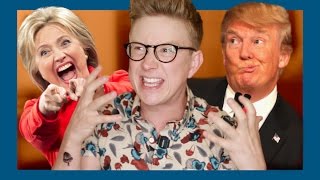 Hillary vs Trump  Tyler Oakley [upl. by Riatsila]