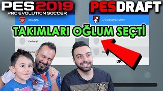 ÖYLE TAKIMLAR SEÇTİ Kİ  PES 2019 PESDRAFT [upl. by Templeton]