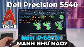 Test hiệu năng Auto CAD nặng 500 MB với Core i99880H trên Dell Precision 5540 MƯỢT [upl. by Clothilde]