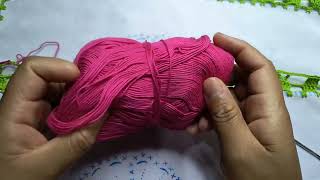 Cómo tejer orilla para servilleta sencilla y facil🪷🪷 tejida a gancho crochet🪷🪷 [upl. by Utter]