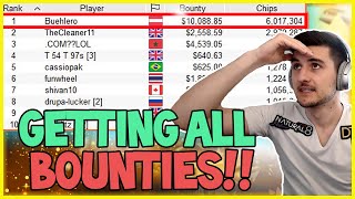 CHIPLEADING THE 530 Bounty High Roller FINAL TABLE on pokerstars 🔥SICK SUNRUN🔥 [upl. by Irby]