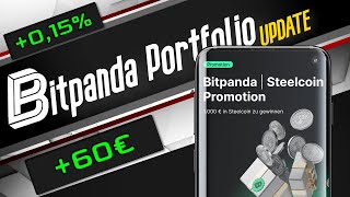 Bitpanda Portfolio Update  Der erste Security Token Steelcoin ist live  Gewinnspiel [upl. by Monetta]