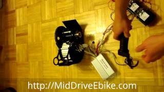 Mid Drive Ebike  60V brushless electric bike kit [upl. by Asseram]