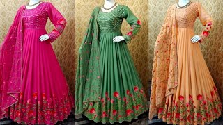 Latest Party Wear Long Salwar Full Sleeve With Dupatta Set  Designer Salwar With Full Sleeve [upl. by Iruj]