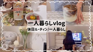 【社会人×一人暮らし】休日ルーティンゆっくりした日☕️💭洗濯した日🧸🫧日常vlog📓💕 [upl. by Bein413]