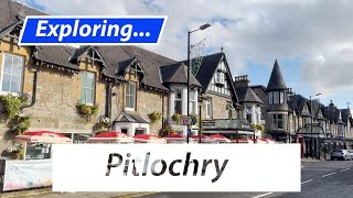 Exploring Pitlochry Scotland A Drive Through [upl. by Yattirb]