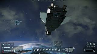 Space Engineers 2024 Cargo Shuttle No Thrust Return From ISS [upl. by Murdoch]