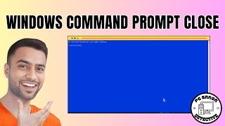 How to Close Command Prompt in Windows 10 [upl. by Rebbecca]