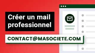 Comment créer des adresses email professionnelles [upl. by Neyut]