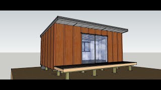 6mx3m sleepout with monopitch roof designed for high wind zone New Zealand [upl. by Monk356]