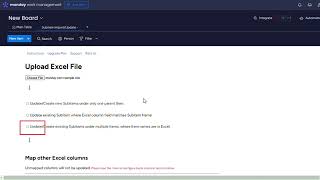 Subitem import update from Excel sheet for monday [upl. by Sesom116]