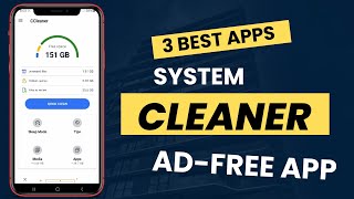 3 Best Free System Cleaner Apps for Android [upl. by Niltag]