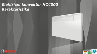 Karakteristike Bosch električnog konvektora Heat Convector 4000 kompaktno dizajnirano za vas [upl. by Shelagh]