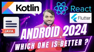 Roadmap  Best Technology For Android App Development  React Native  JAVA  Kotlin  Flutter Hindi [upl. by Uaeb]