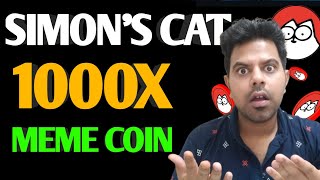 🔥Simons Cat 1000X Meme Coin  Cat Coin News Today  Binance Airdrop [upl. by Aihsa722]