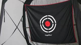 Easily set up golf hitting nets practice at home or backyard simply [upl. by Leonerd]