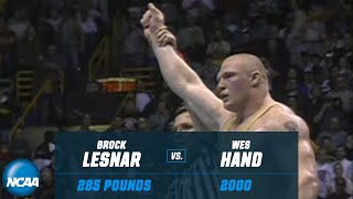 WWE star Brock Lesnars 2OT NCAA title win in 2000 [upl. by Rexanne]