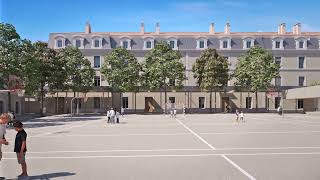 Découvrez le futur Collège Gaston Defferre à Marseille 7e [upl. by Newlin]