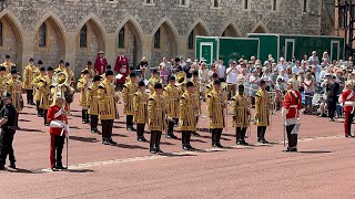 Band of the household cavalry March on with street liners [upl. by Arihsay293]