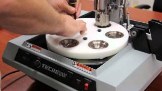 How to Change a Dieset on the Tecre Electric Button Maker Machine [upl. by Lonne]