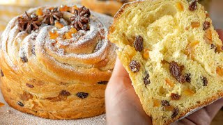 Incredibly delicious Kulich Craffin  EASTER BREAD  easter brioche easy recipe  paska  asmr [upl. by Tnecnev]