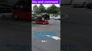 Sports Car vs SUV Reverse Like a Boss Until You Meet an SUV 🚗➡️🛻 [upl. by Letsyrk]