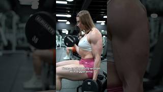 Beautiful female bodybuilder fbb  women muscles biceps fbb bodybuilder female [upl. by Azeria]