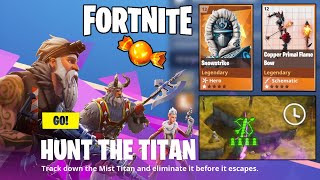 Hunt the Titan Challenge in Fortnite Save the World Gameplay [upl. by Idnaj]