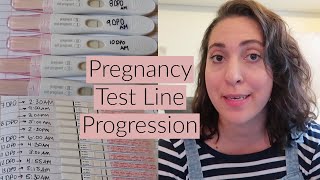 Pregnancy Test Line Progression  7 DPO to 14 DPO  First Response Easy At Home AccuMed [upl. by Candace216]