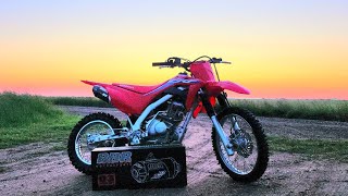 crf 125 BBR D3 exhaust [upl. by Robbin]