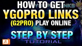 How to Download YGOPRO LINKS G2PRO  STEP BY STEP [upl. by Ocirnor]