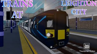 Trains at Leighton City SCR [upl. by Ainessej]