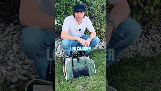 Im working the ultimate waxed canvas log carrier Check out the full DIY video waxedcanvas diy [upl. by Acirat]