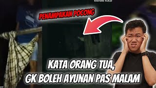 Penampakan Pocong ❗❗Seroang Anak Melihat Pocong Saat Merekam Temannya Main Ayunan I FKR PROJECT [upl. by Ycnan541]