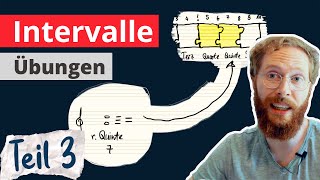 INTERVALLE BESTIMMEN • Jetzt wird geübt Grobbestimmung und Feinbestimmung  TEIL 3 [upl. by Halie]